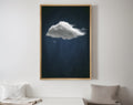 Cloud Wall Art · Blue Wall Art · Abstract Art Print · Minimalist Wall Art · Indigo Art · Maximalist Decor · Sky Wall Art · Night Sky Print